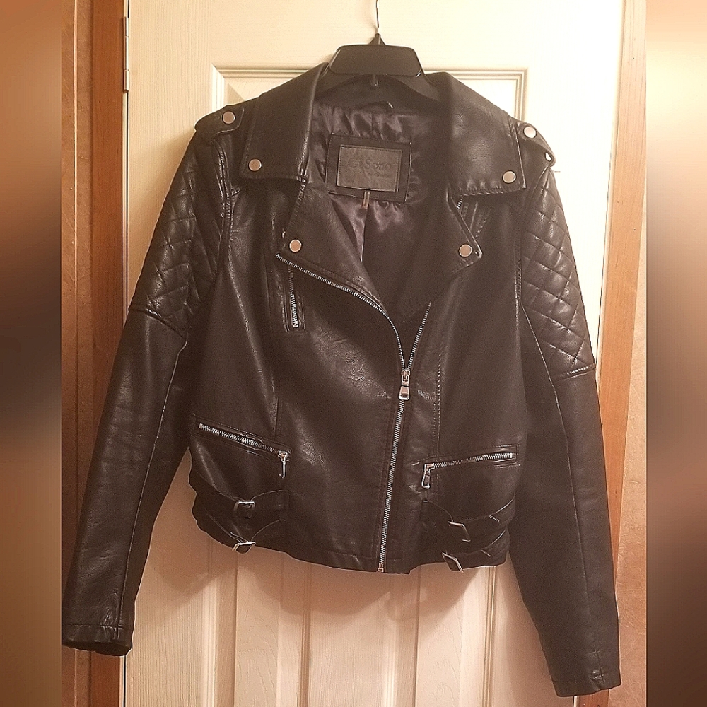 Leather jacket